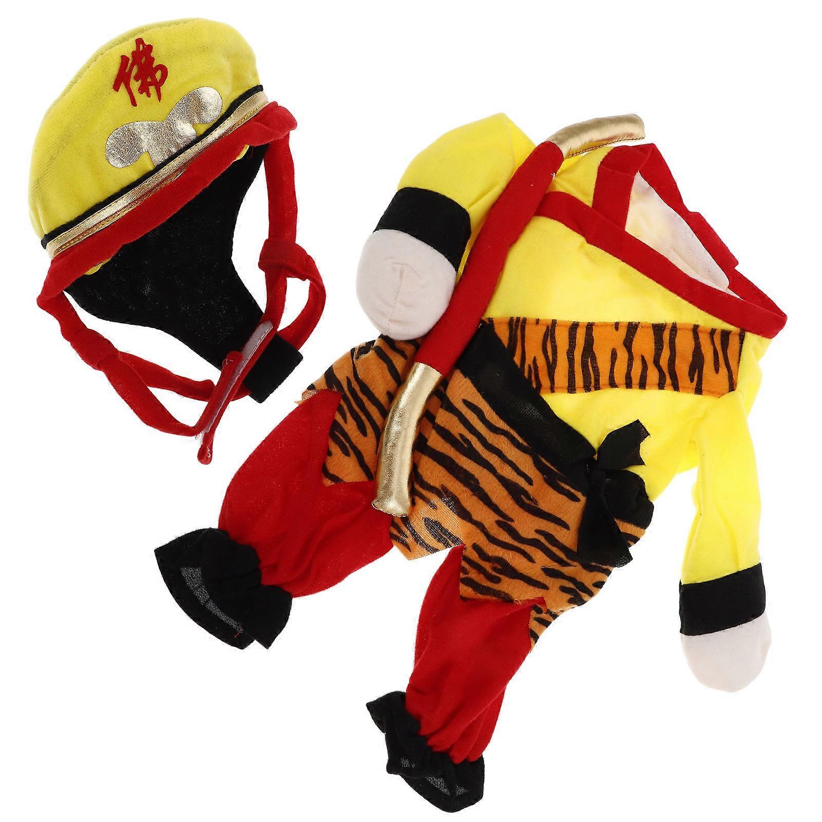 Funny Dog Costume 1Set Multi Comfortable Fabric Transform Outfit for Decor