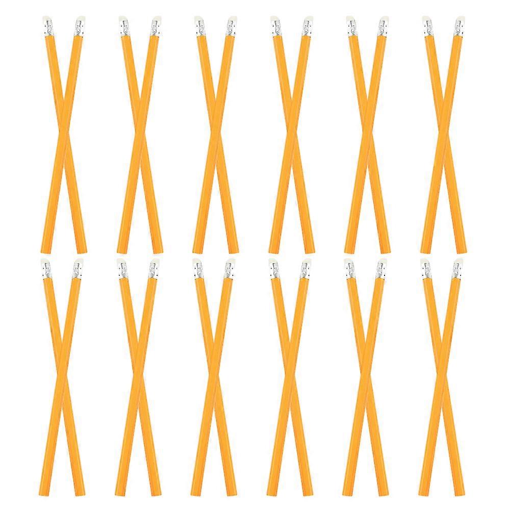 Wood pencils with Erasers for Home Use Seamless Writing Experience Versatile Orange 100pcs