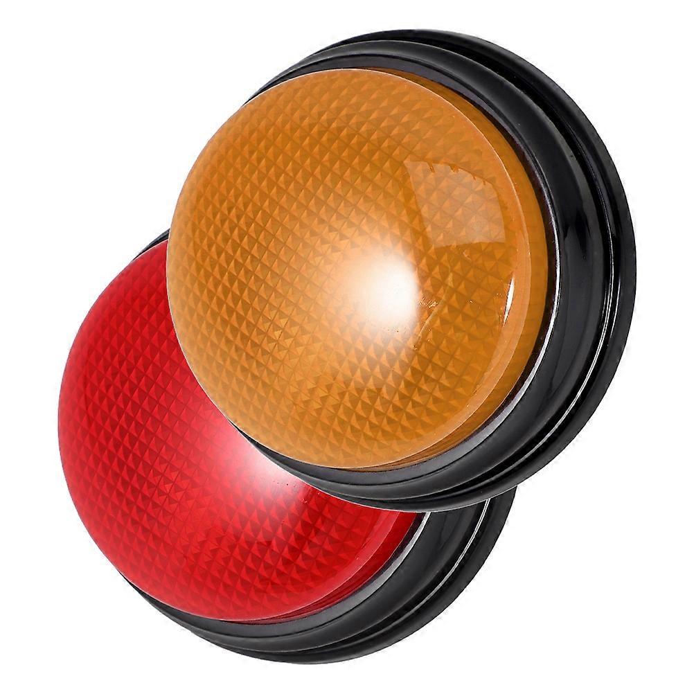 Assorted Color Plastic Buzzer Game Buttons with Sound and Light for Party Fun and Interactive Games 2pcs