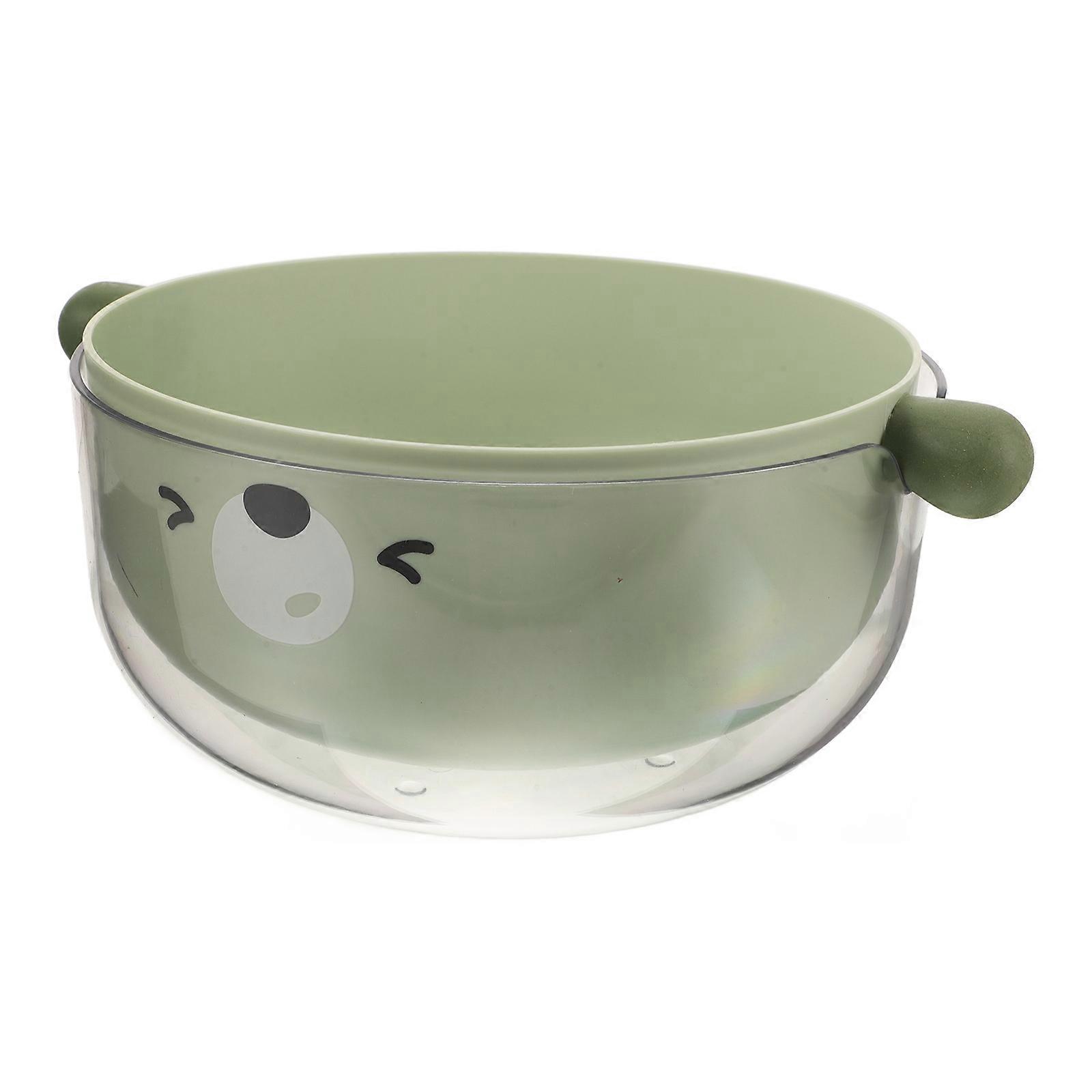 Fruit Strainer Basket Multi Functional Use Vegetable Washing Bowl Round Shape For Households 1Set