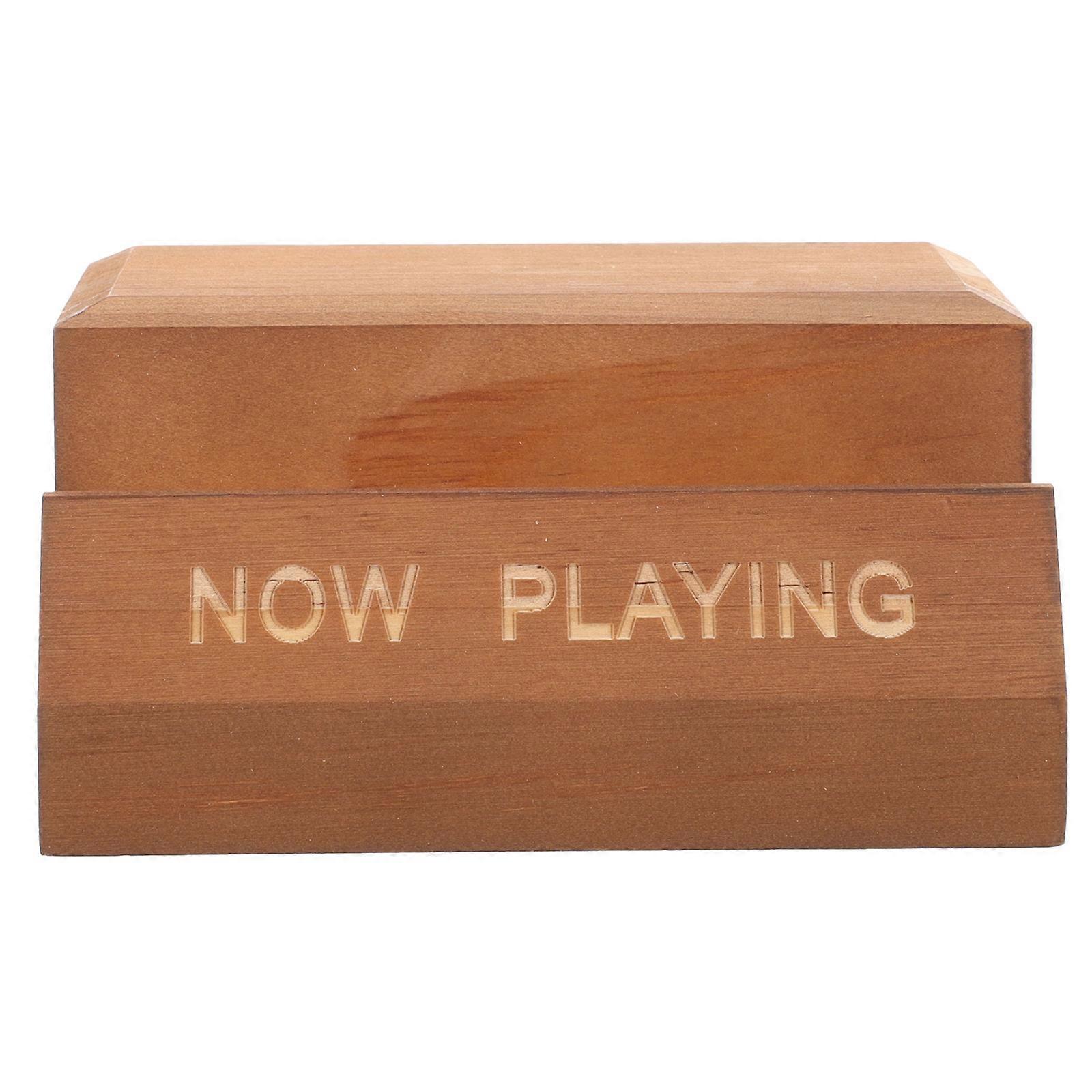 Rectangular Vinyl Record Support Tabletop Display 1Set