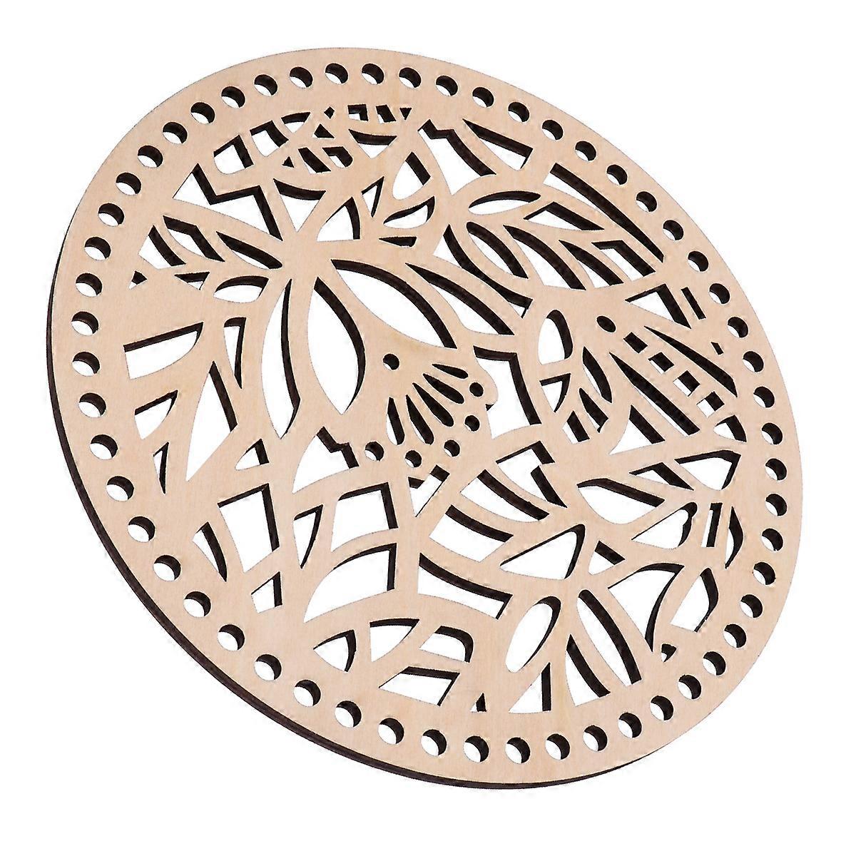 Here's a refined and professional product description for your **2pcs DIY Wooden Crochet Bag Bases**:
### 🌿 2pcs DIY Wooden Crochet Bag Bases –