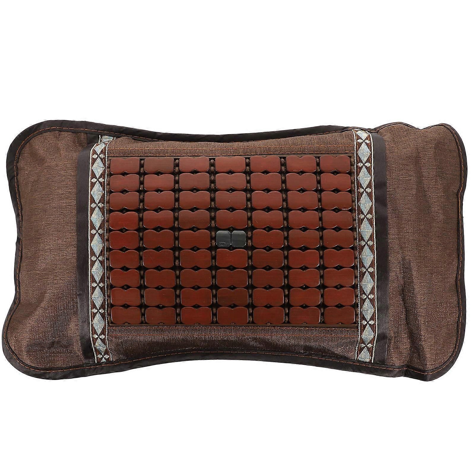 Cooling Bamboo Pillow Smooth Surface Bamboo Pillow Suitable For Spinal Correction 1Set