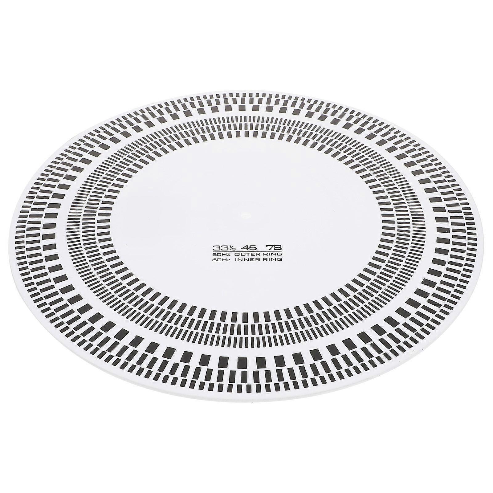 Vinyl Record Player Calibration Tool For Audio Enthusiasts With White Acrylic Material And Square Shape For Precisely Adjusting Angle 1Pcs