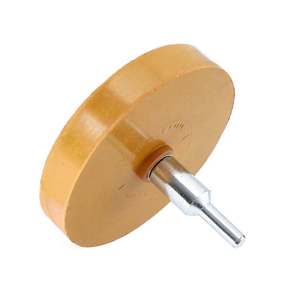 Car Polishing Wheel For Maintenance Tasks 88mm Size Yellow Color Ideal For Rubber Removal 1Pcs