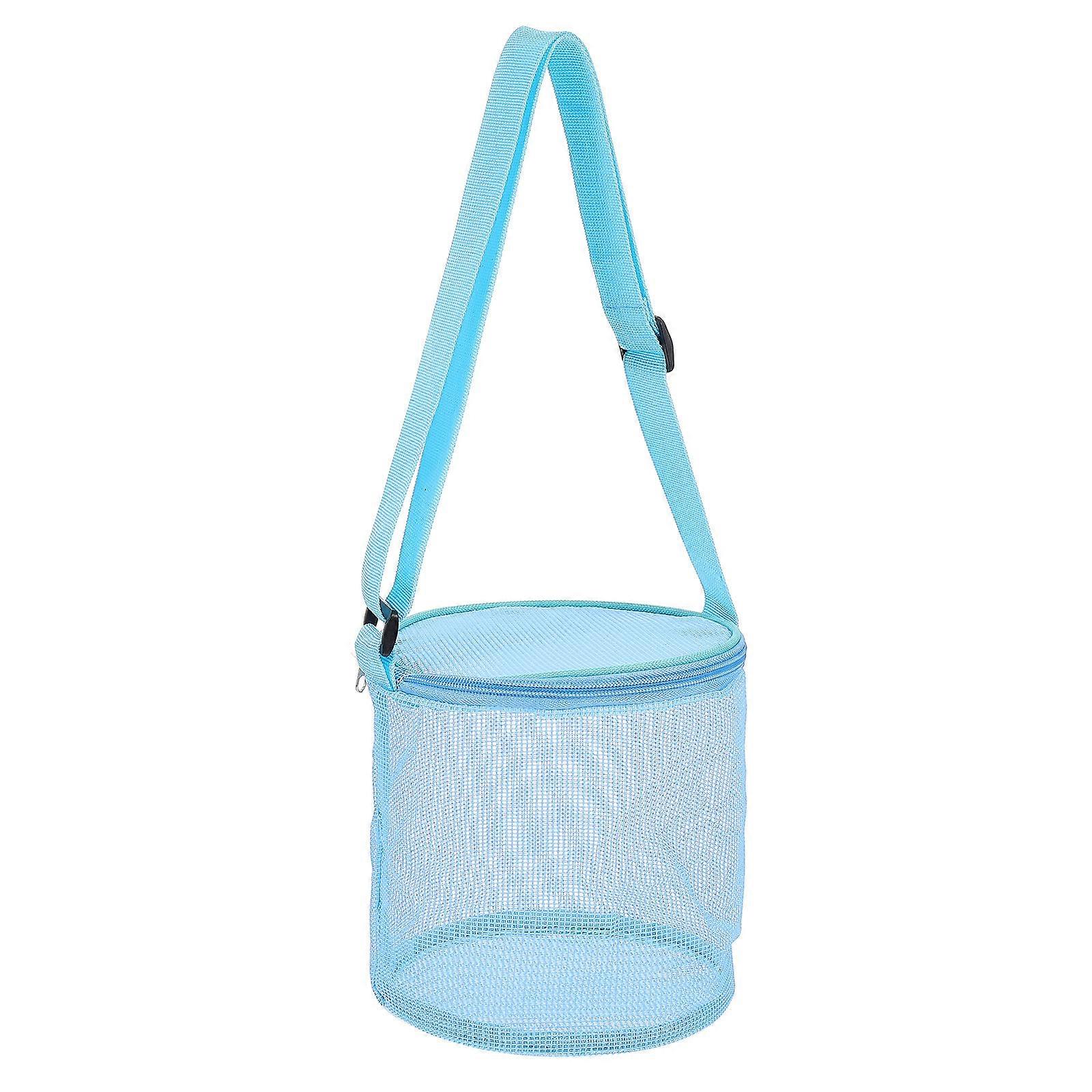 Large Mesh Beach Storage Bag, Breathable Travel Pouch for Organizing Essentials at the Beach, Pool or Summer Events