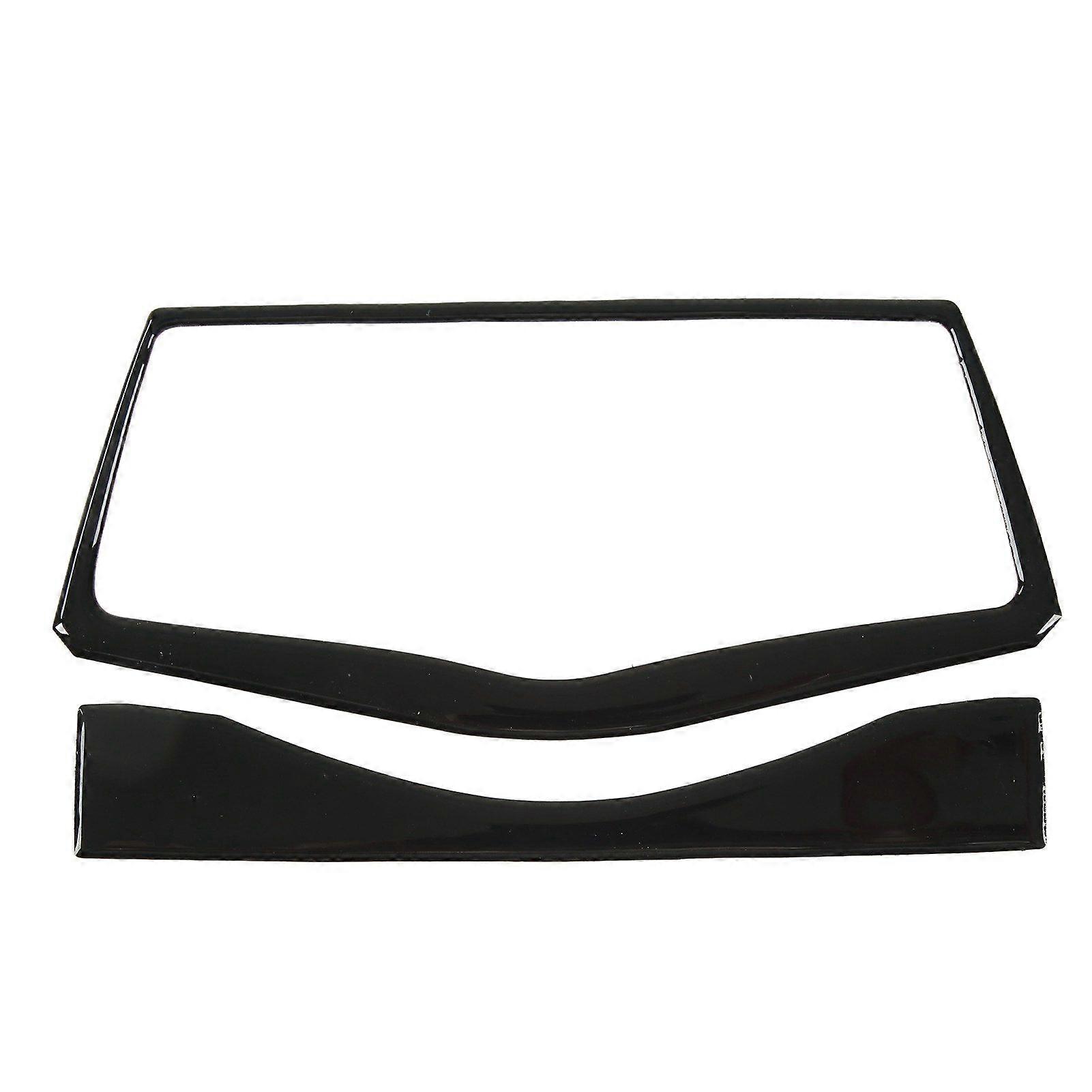 370Z Z34 radio screen cover trim lightweight with rounded edges