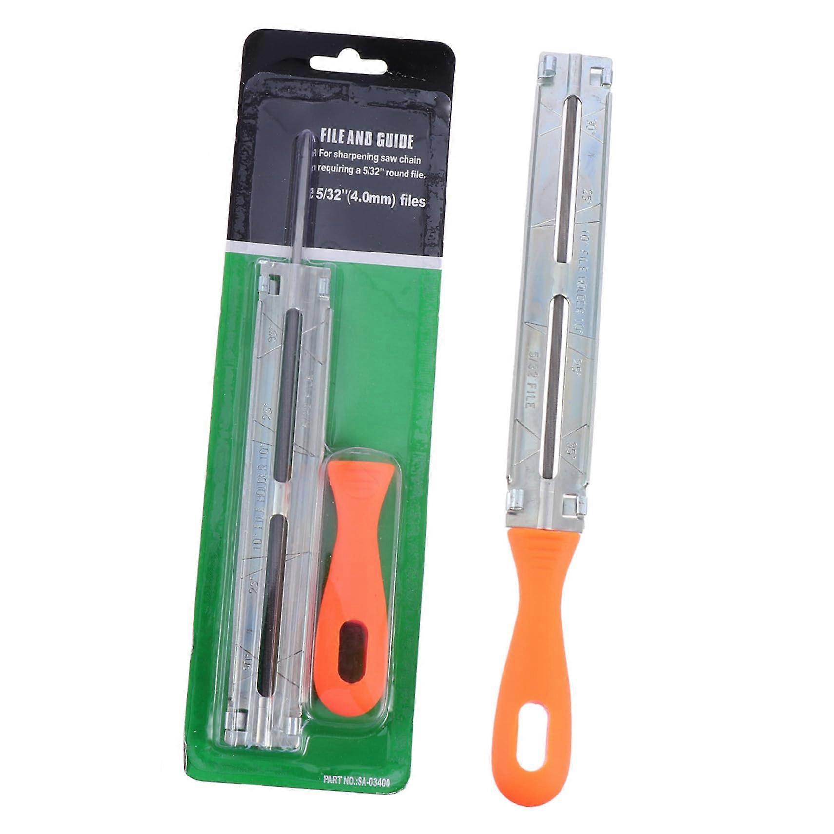 1 Set Chain Sharpener Set, Portable Tool Set with Various for Woodworking, Robust and Durable for Sharpening Chainsaws and Other Materials