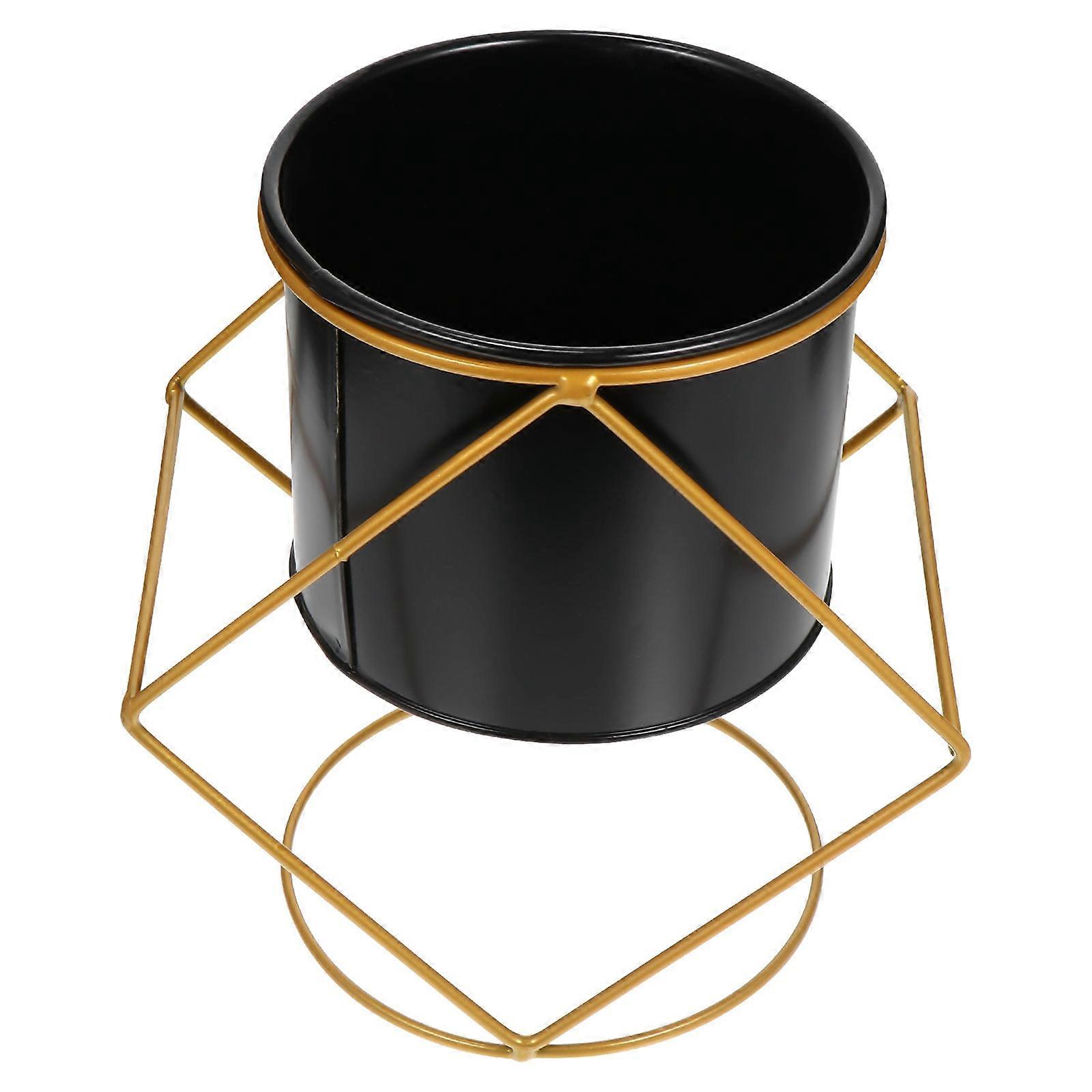 Here's a refined and professional product description based on your input:
**1pc Iron Flowerpot – Creative Nordic Style Metal Flower Holder for