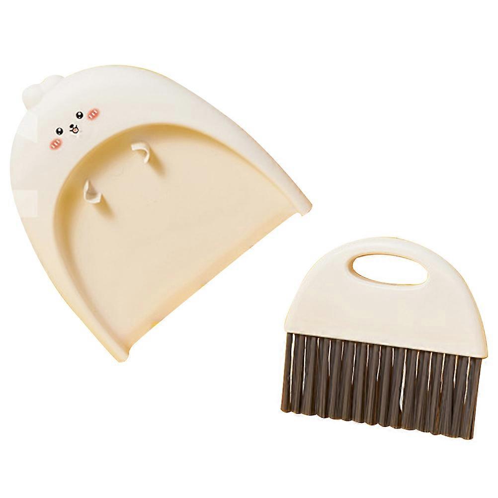 Compact Cleaning Tool Set Featuring Cartoon Design Suitable For Home Desktop Cleaning 17X16Cm 1 Set