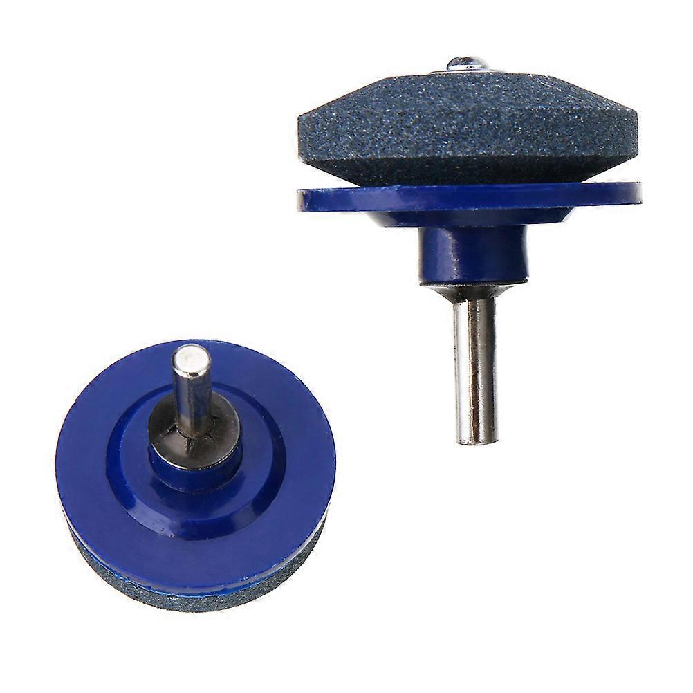Faster Sharpener for Lawn Mower Works with Any Drill for Home Use Blue synthetic material 50MM