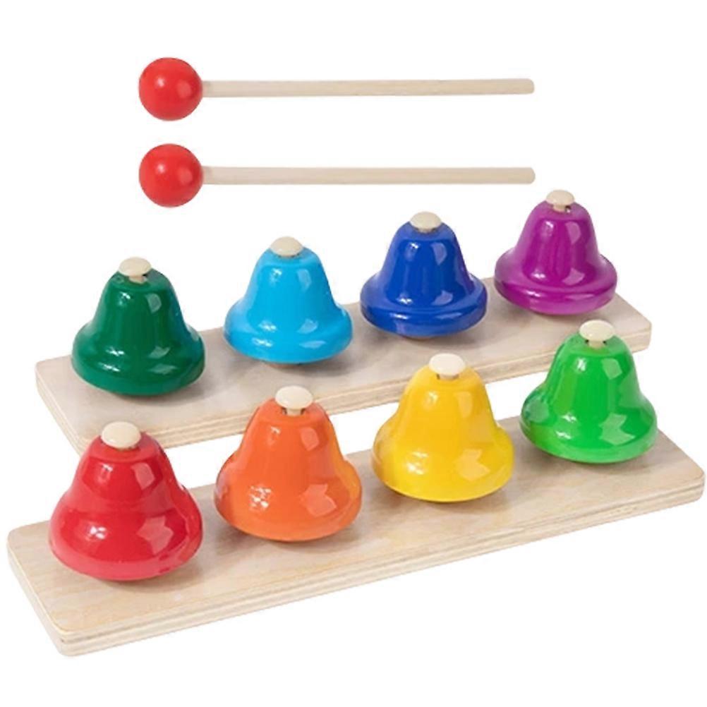 1 Set Musical Hand Bells for Educational Percussion, Ideal for Home, Kindergarten, and School Use to Develop Coordination and Concentration in Young