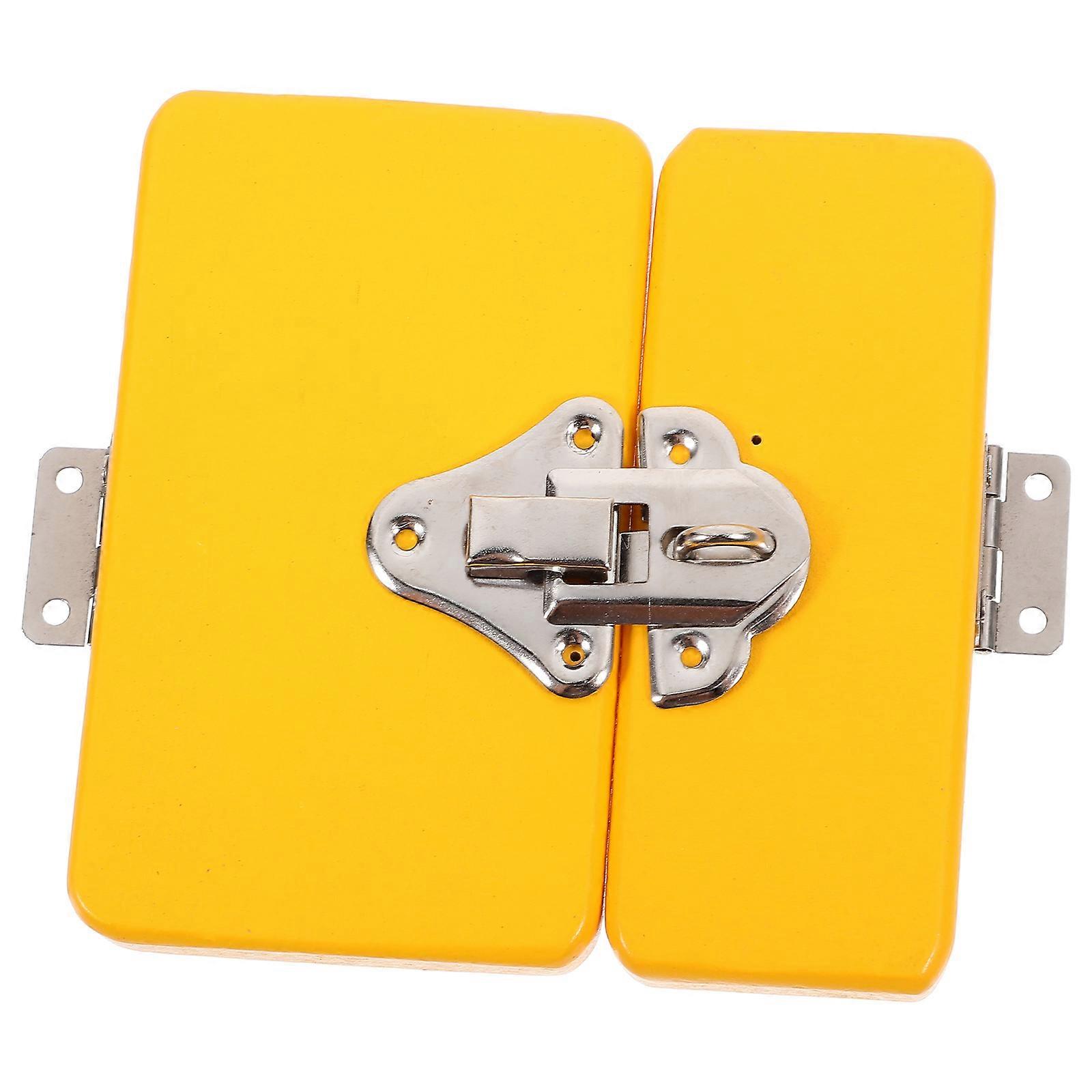Wooden Sensory Door Latch Accessory for Fine Motor Skills Development – Lightweight Educational Busy Board Fun