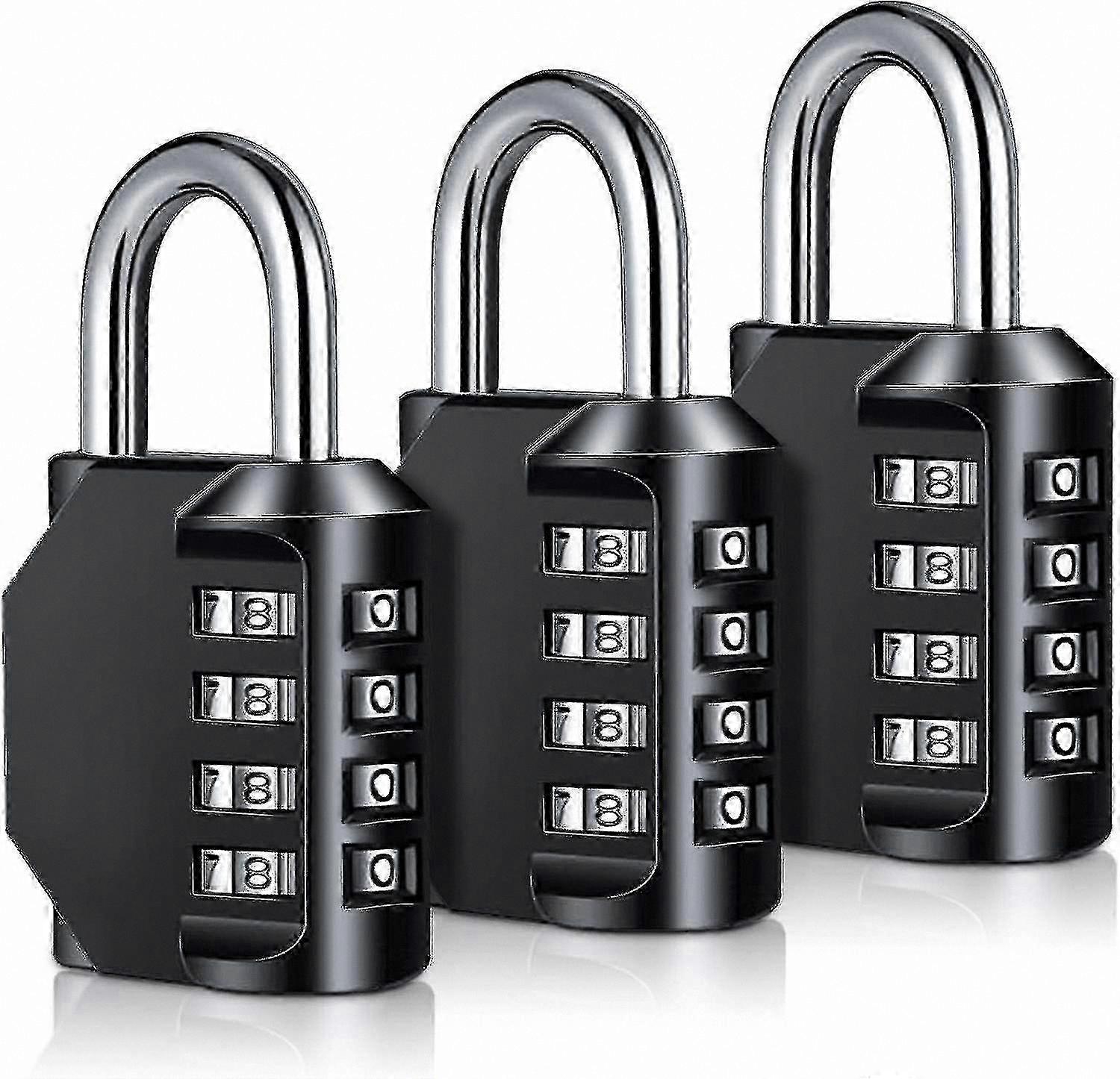 Durable Weatherproof Padlock with 4-Digit Combination Security Code