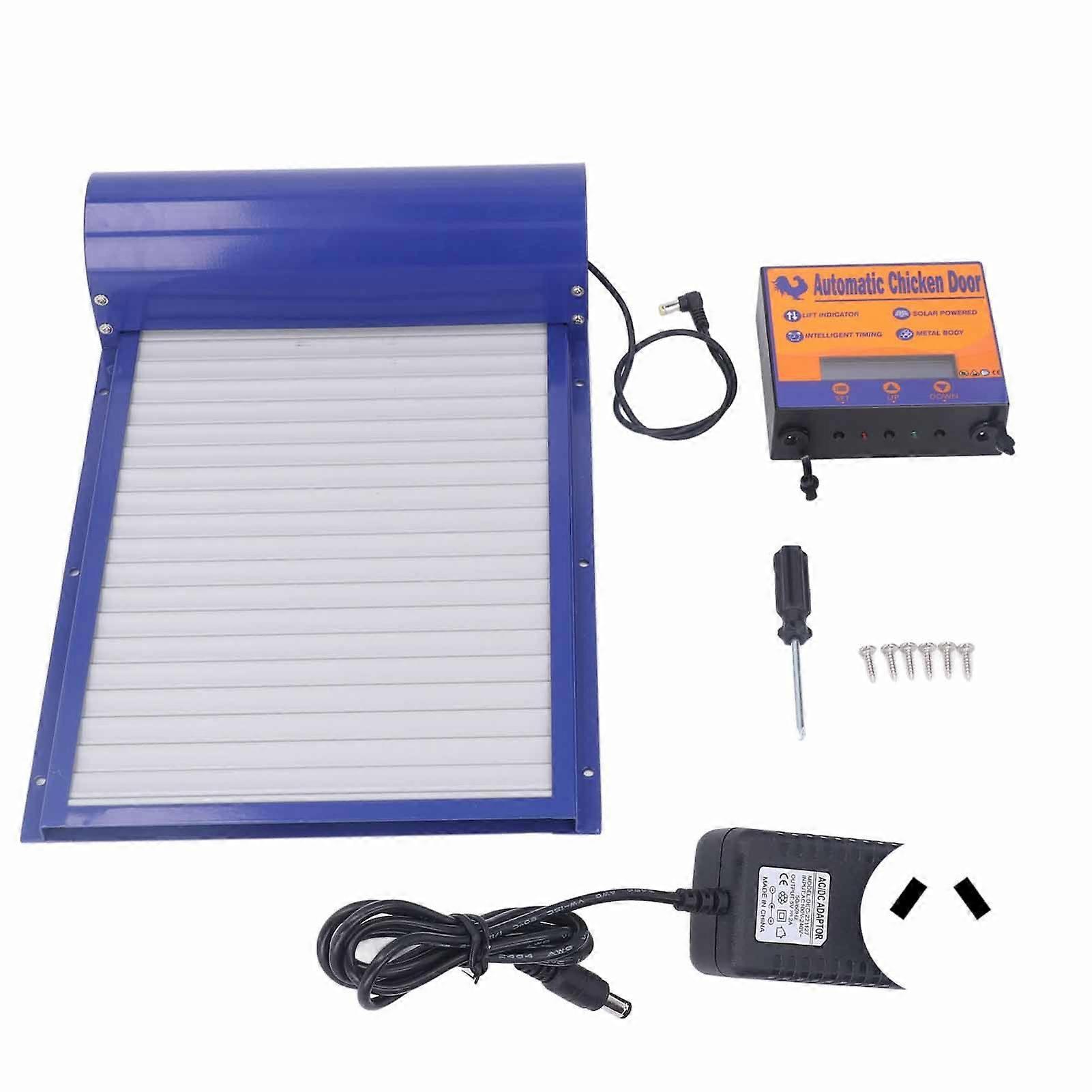 Battery Operated Automatic Chicken Coop Door Auto Chicken Coop Door Opener with Timer 100?240V AU Plug
