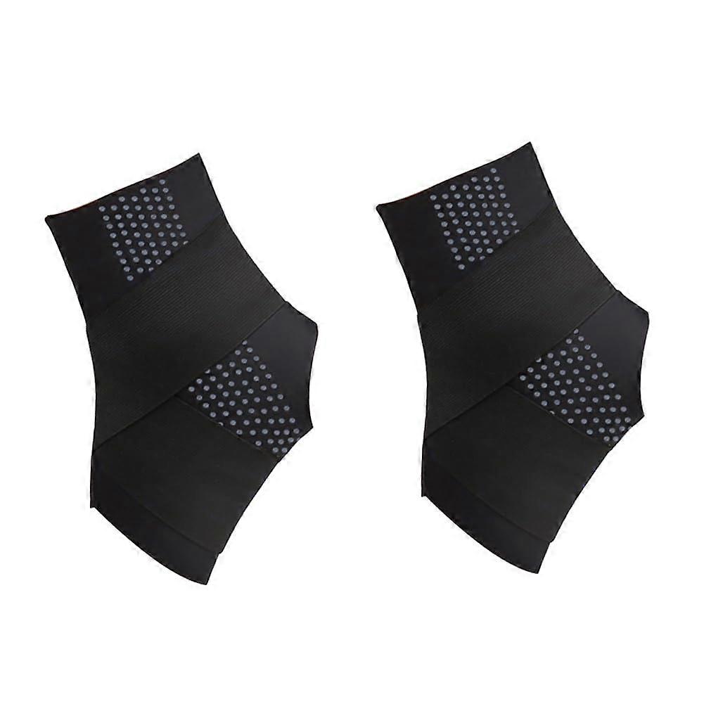 2PCS Ankle Brace, Adjustable Compression Ankle Support Men Women, Stabilize Ligaments Easy Install L