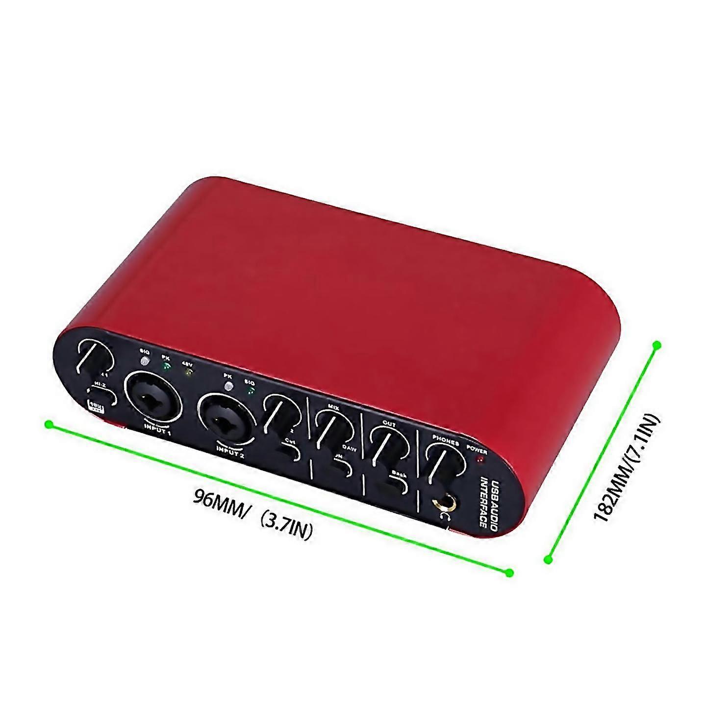 For Small Driverless Mixer External Sound Card Portable Tuner