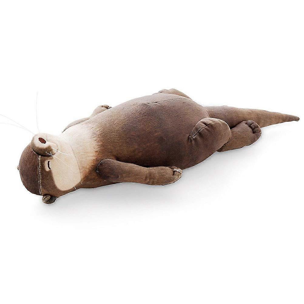 Otter Plush Wrist Rest Cushion 40 cm, Cute Otter Pencil Case with Cotton Filling, Ideal for Office and Home Use