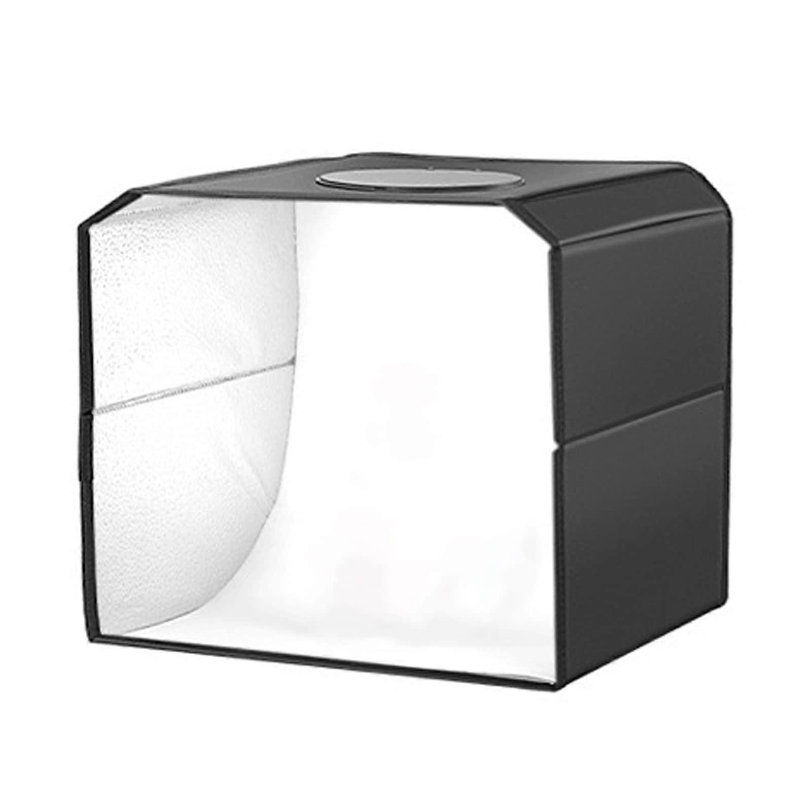 Light Box Photography, 9.8 Inch Foldable Studio Photo Light Box, LED 5V Foam Reflector, 3 Colour Temperatures