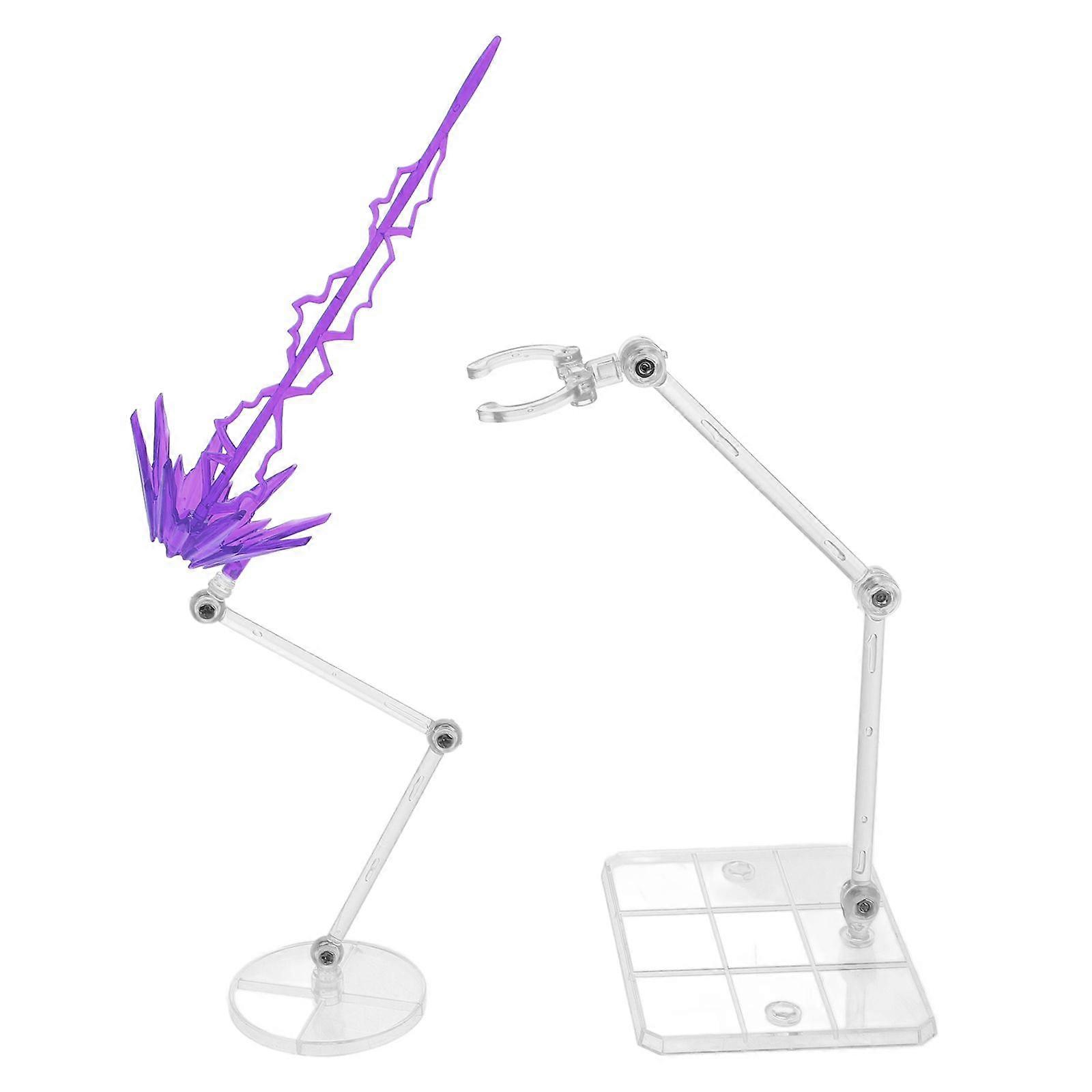 1 Set Of Action Figure Display Stand With Effect Anime Model Showing Rack Action Figure Display Support Base With Eye-Catching Effect