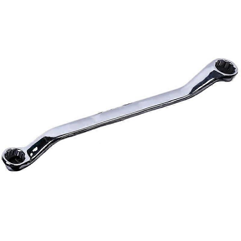 Spanner Set 1pcs Double Head Ratchet Wrench Metric 5.514mm Offset Ring Spanner Garage Workshop Toolbox End Wrench Ratchet Spanner Set(810mm)