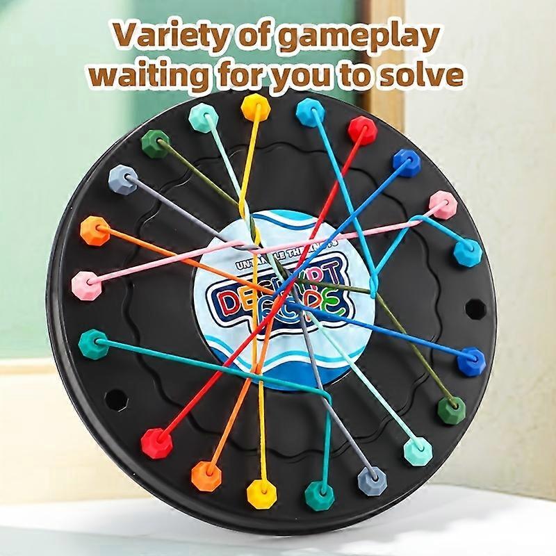 Party Games & Activities 1 set of rope challenge puzzles is a logical training game Players enjoy