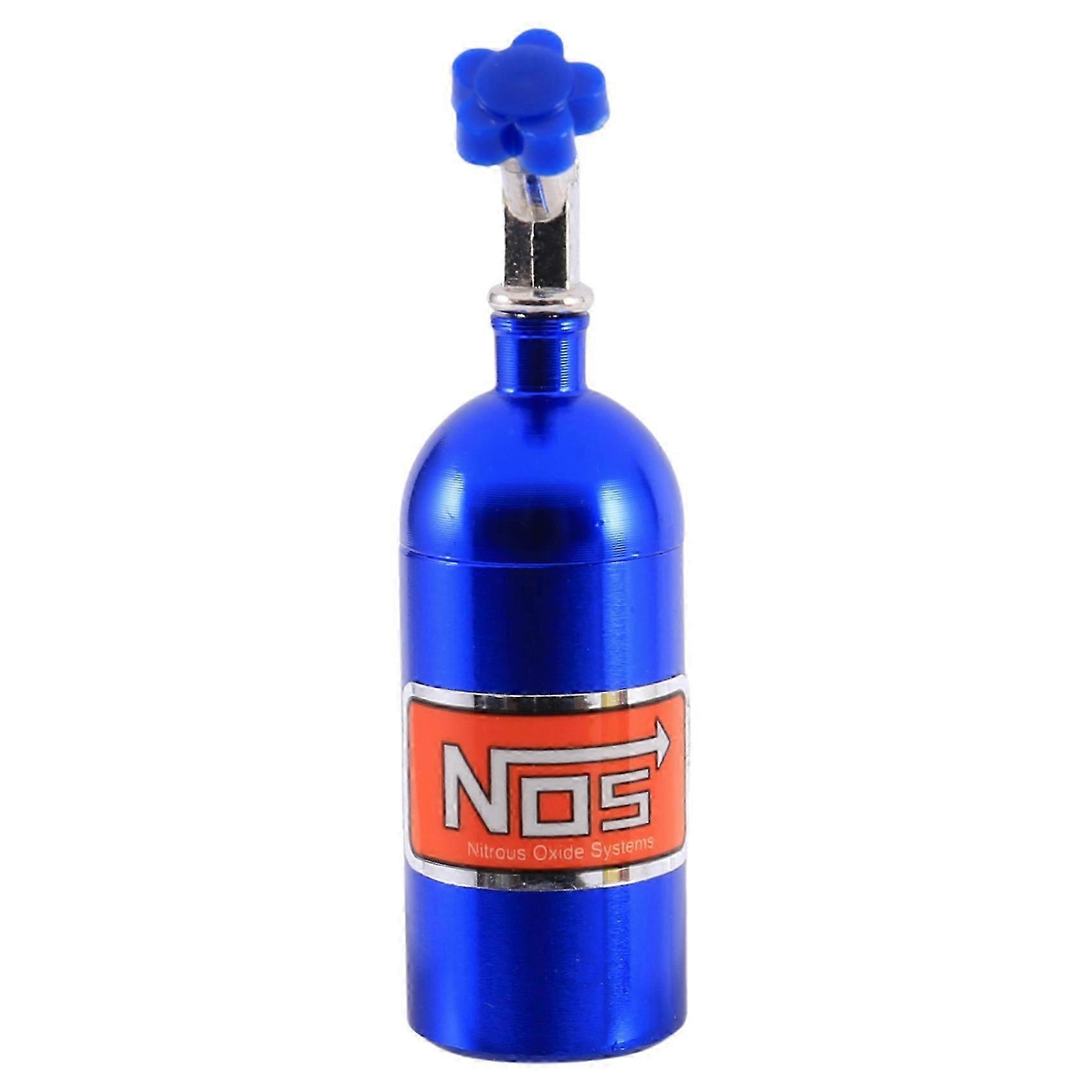 Metal Simulated NOS Nitrogen Bottle for 1/10 RC Crawler Car TRX4 D90 D110 Axial Scx10 90046,Blue