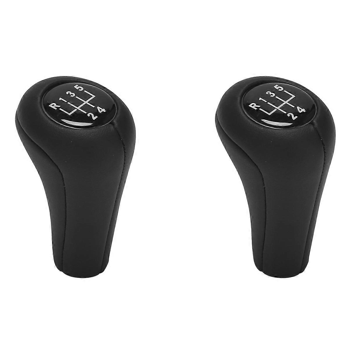 2X Gear Stick Shift Knob 5 Speed Manual for E28 E30 E32 E34 E36 E38 E39 E46 X1 X3 X5 Z1 Z3 Z4
