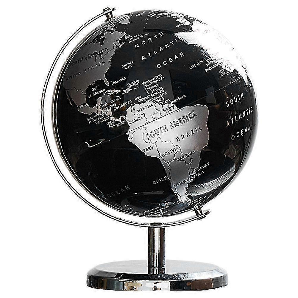 World Globe Constellation Map Globe for Home Table Desk Ornaments Gift Office Home Decoration Accessories(Black)