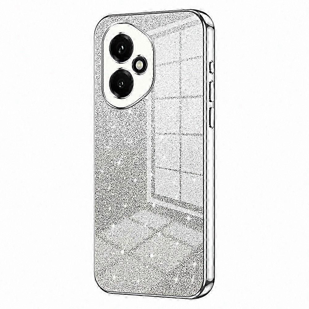 Gradient Glitter TPU Case for Honor 400 5G Global Model Electroplating Design Phone Cover Protector