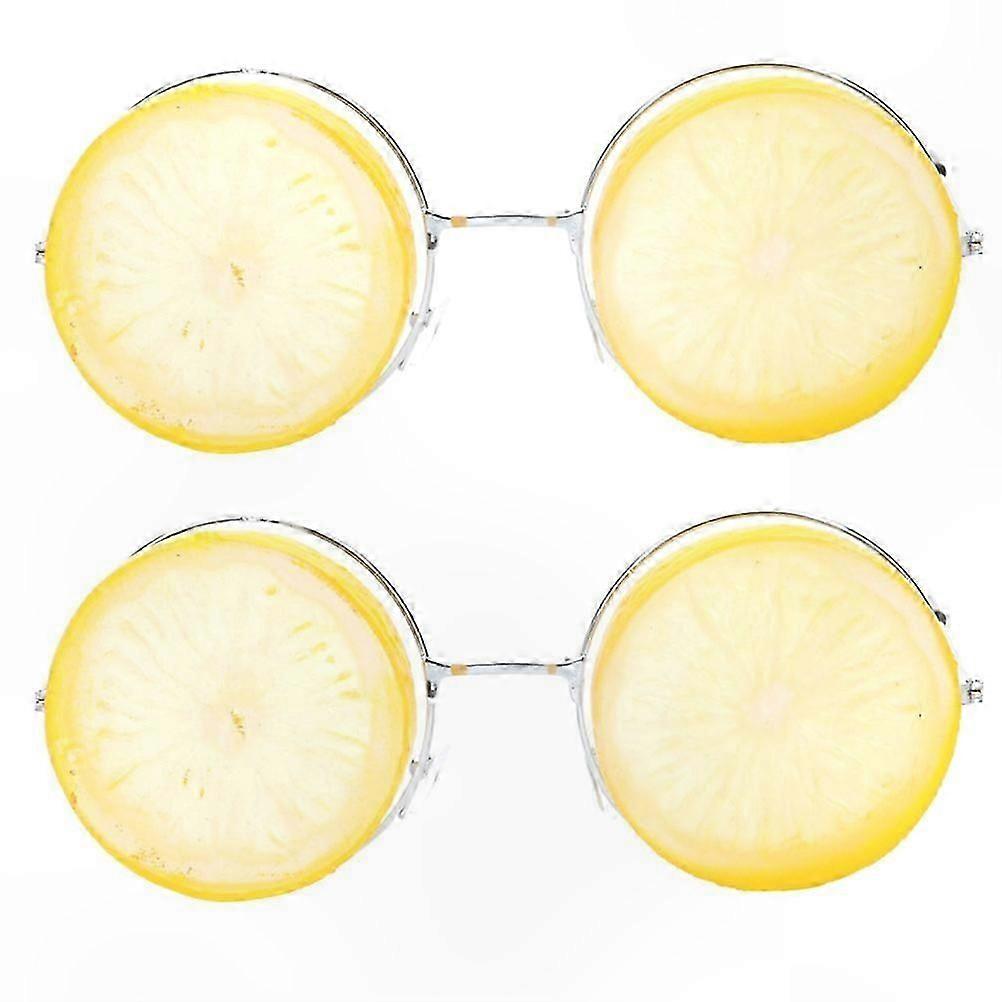 Lemon-Shaped Cosplay Glasses for Parties