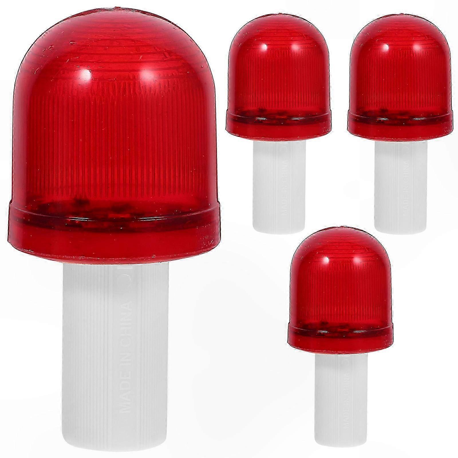 4-Pack Safety Cone Lights Flashing Warning Signals for Parking and Emergency Use