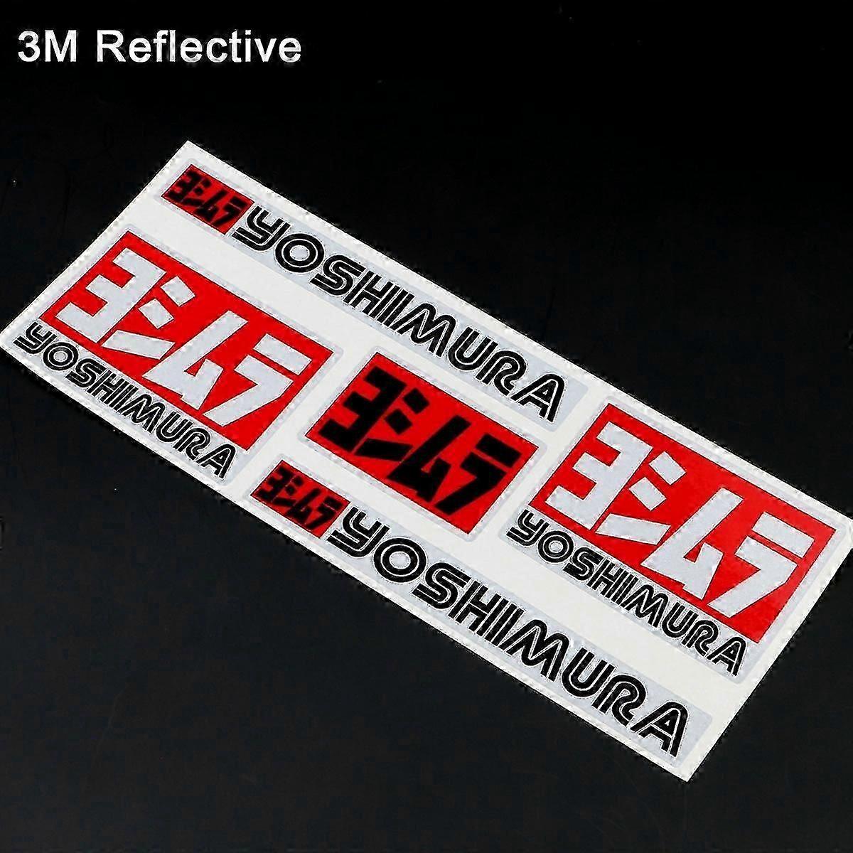 3m Reflectante Yoshimura Casco Pegatina Estilo Coche Calcomanía de vinilo