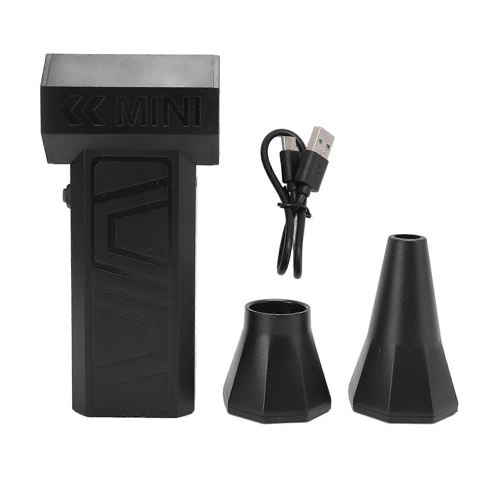 Electric Air Duster 130000RPM 41M/S Jet Dryer Blower Rechargeable Cordless with 2 Magnetic Nozzle Stepless Speed Control for Computer Keyboard