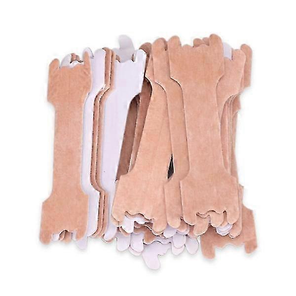 100 Stück Nasenstreifen, selbstklebende Nasenpflaster, Anti-Schnarch-Nasenstreifen, weiß, 100 Stück