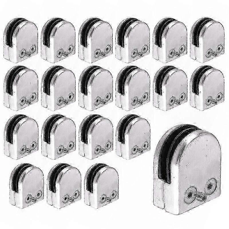 20pcs roestvrij staal glashouder glasklem