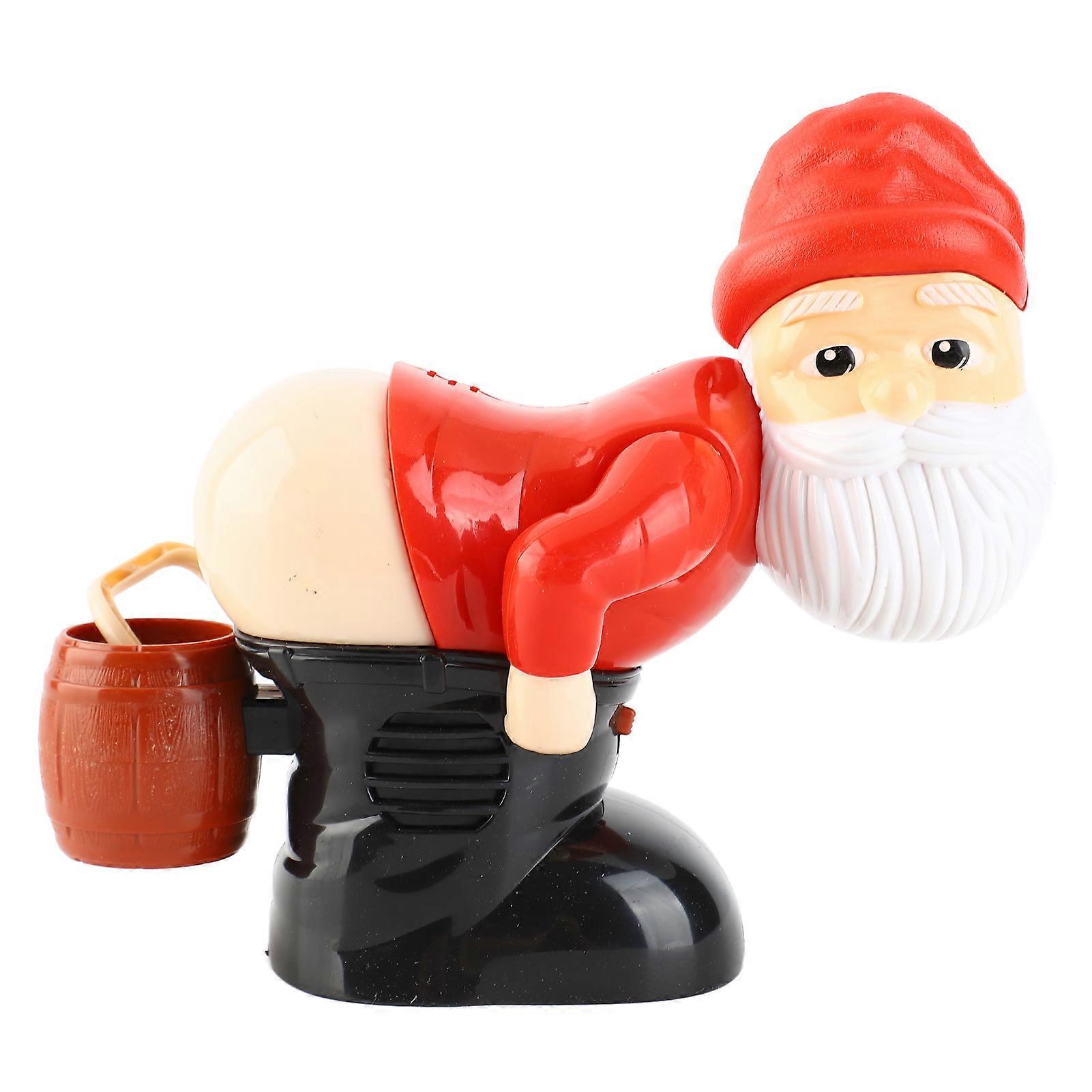 Xmas Bubble Machine with Button Control, Plastic, AA Battery Powered