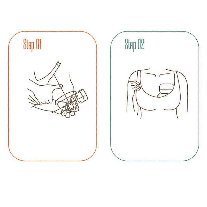 Wearable Electric Breast Pump Rechargeable Strong Suction Blue