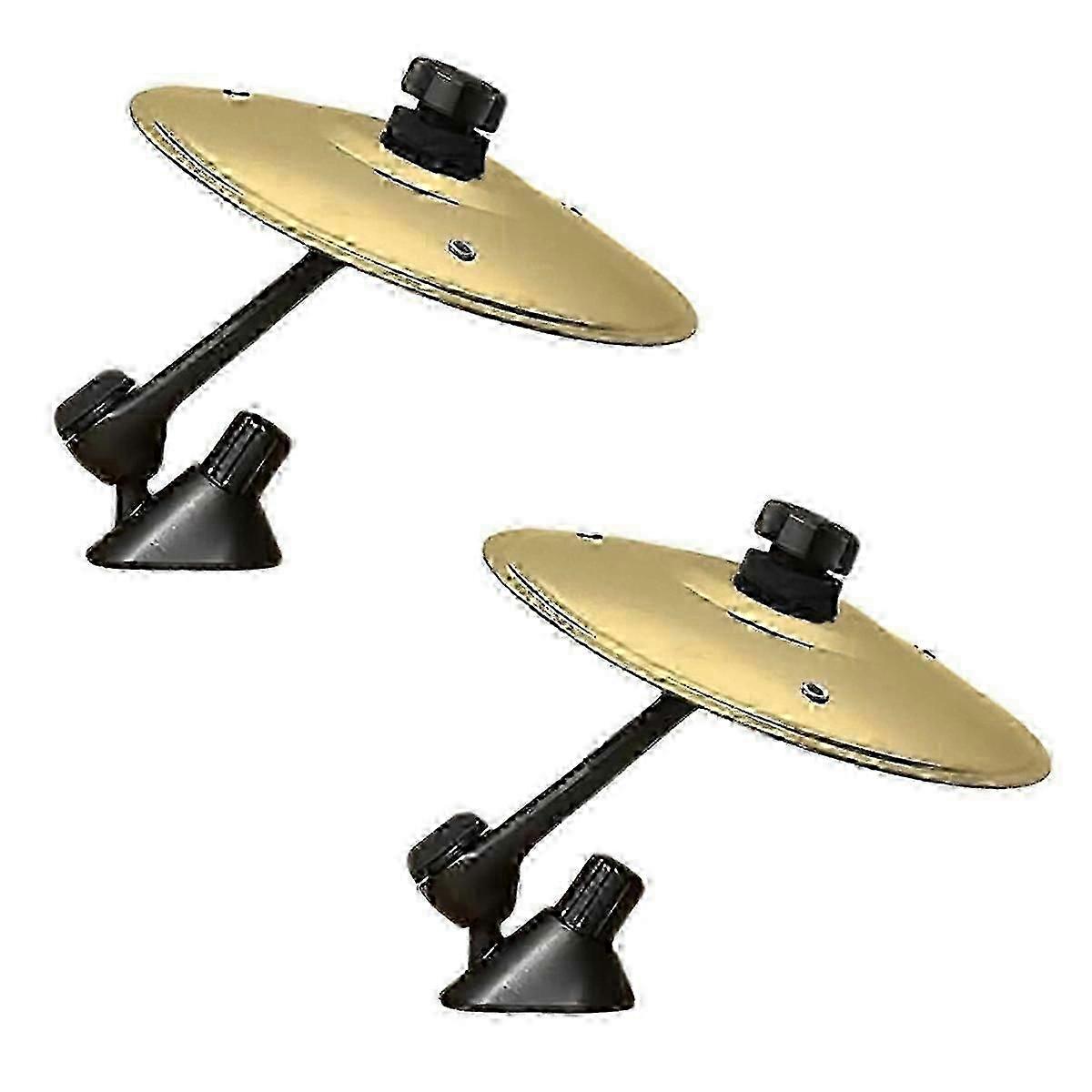 ミニカードラムシンバルクリップオンエアベントアクセサリーミュージカルデコレーション2個