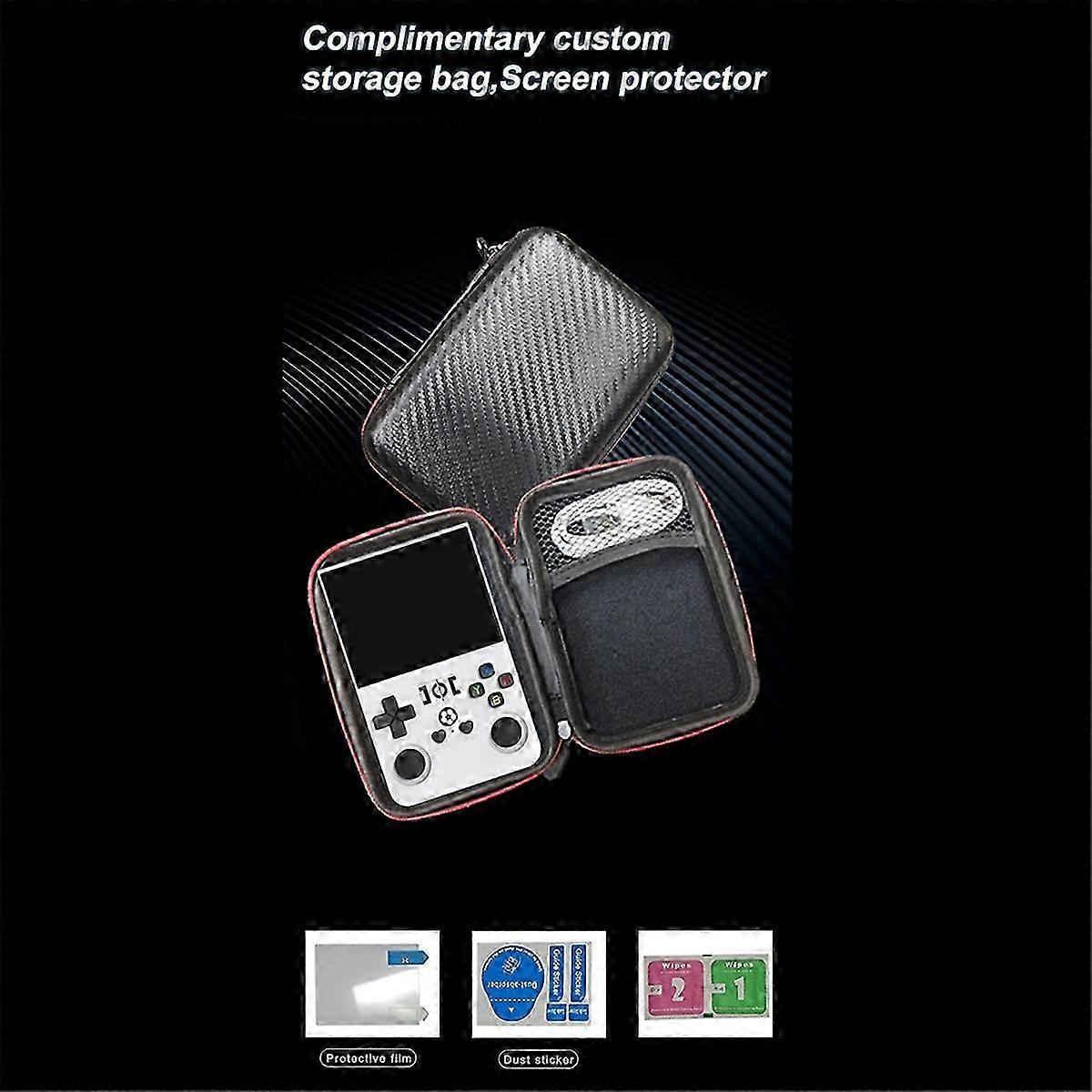 R36PRO Handheld Game Console with Retro Style - 128GB, 3.5inch HD Screen, Portable Video Player Supports 30 Games