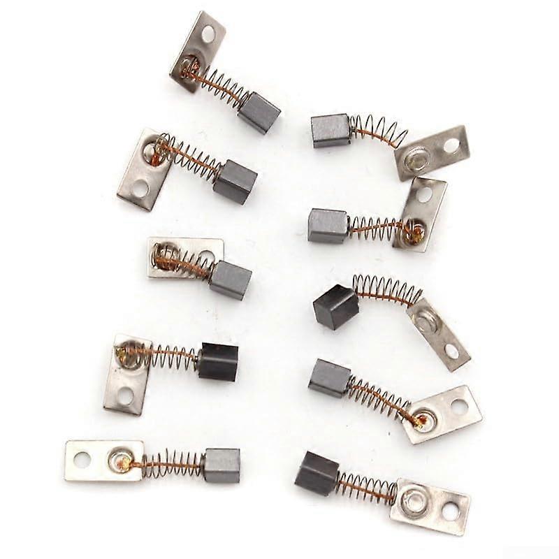 Carbon Brushes Ten Pcs For Saeyang Electric Motors Replacement Graphite Compatible Saeyang Models