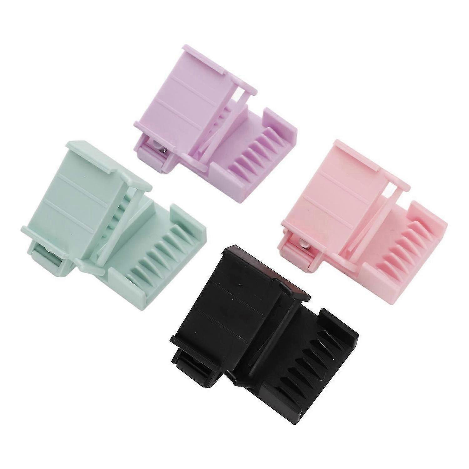 2025 Latest Model Hair Clipper Guards with Positioning Comb 4 Colors Nozzle Gu...