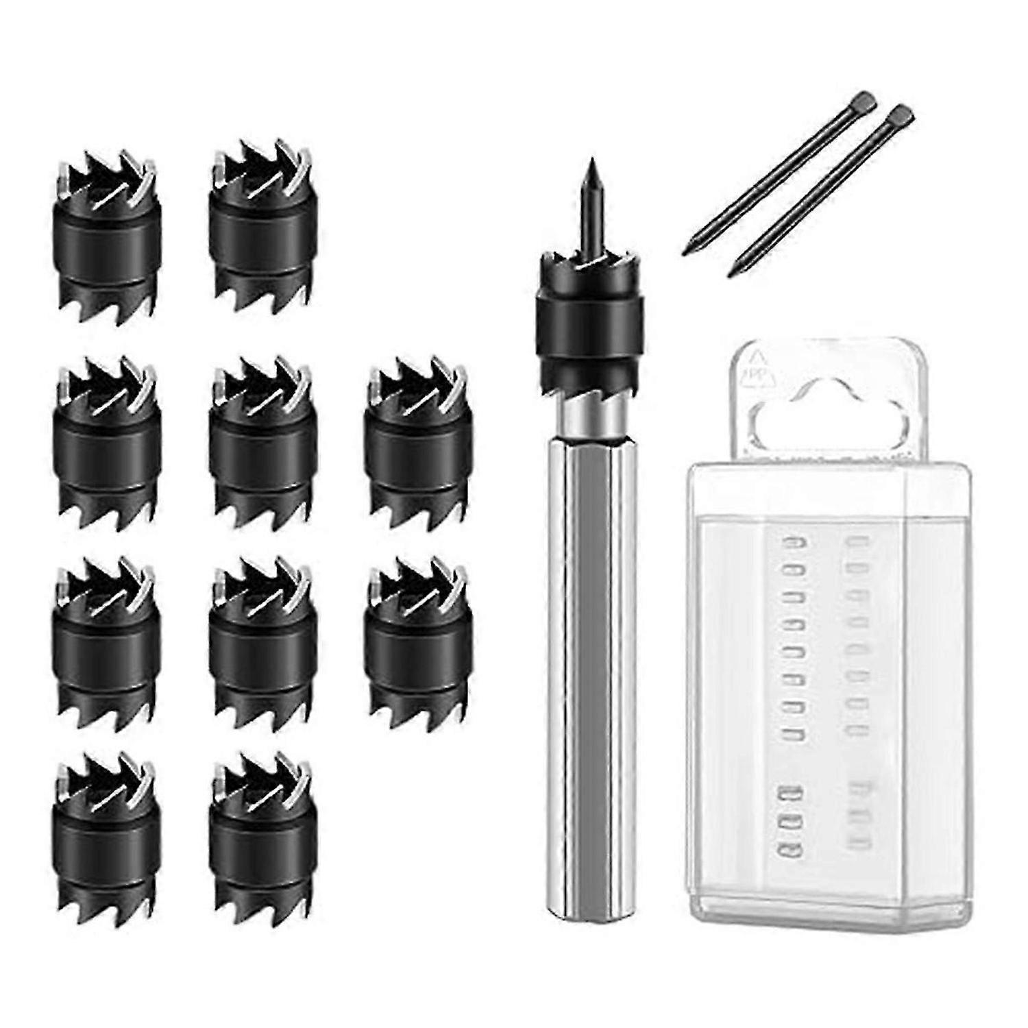Spot Weld Cutter Set, Double Spot Weld Cutter 3/8 HSS for Power Drill