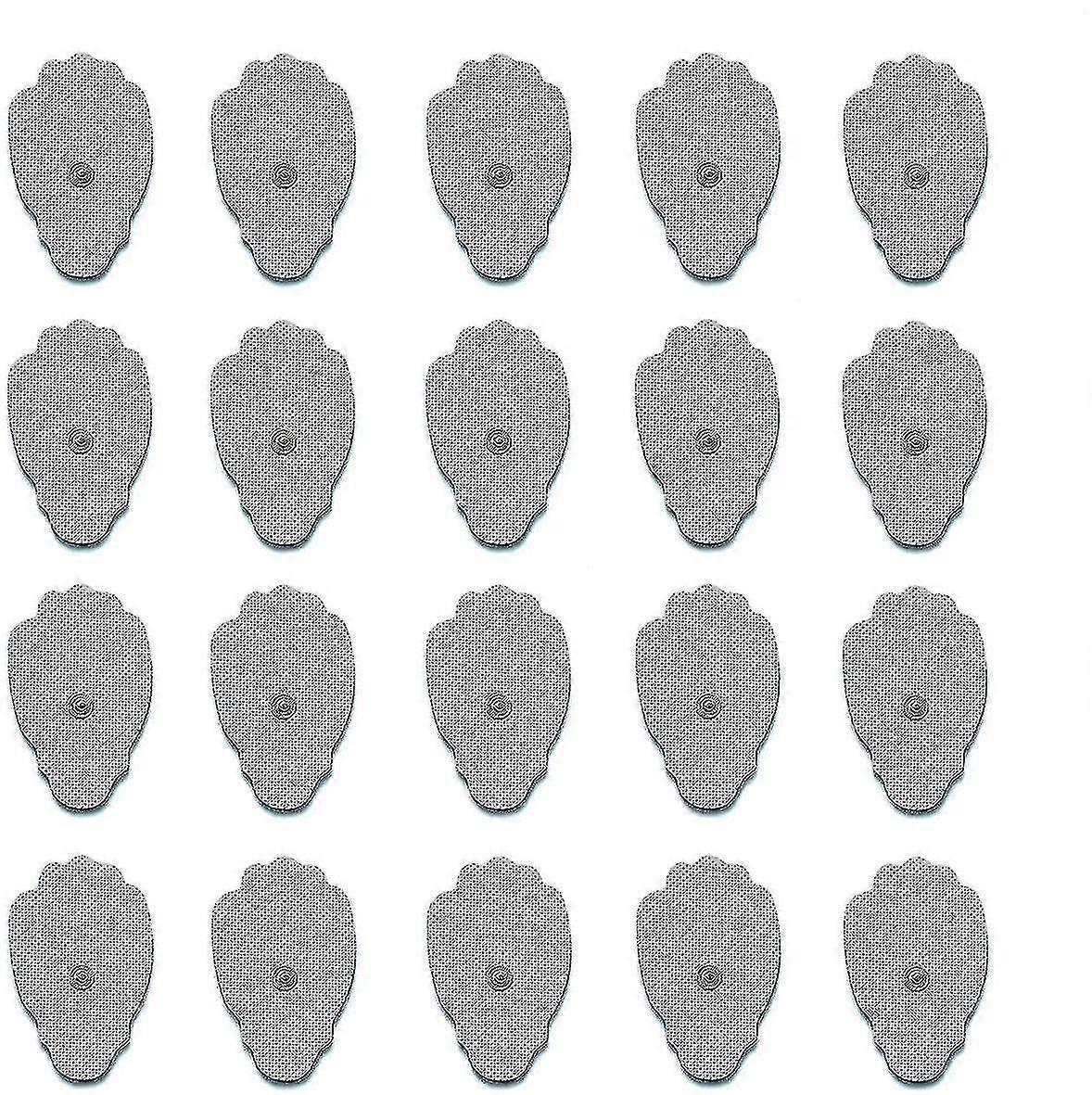 Reusable TENS/EMS Electrode Pads, Long-Lasting Replacement Pads for Muscle Stimulation Devices, Up to 25 Uses Per Pad