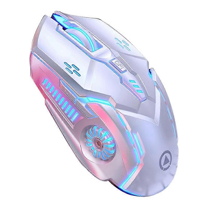 YINDIAO A9 2.4G Wireless Mouse 1200 1600 2400 3200 DPI Adjustable Silent 6 Keys Lighting Mouse