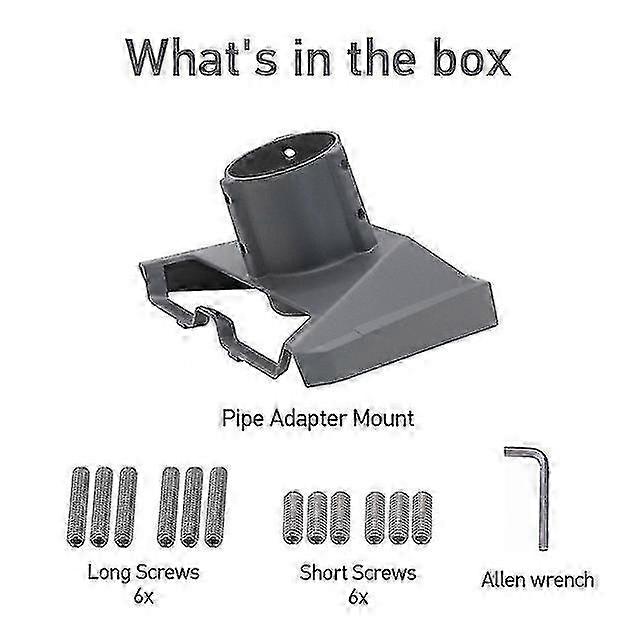 Starlink Gen 3 Pipe Adapter for Standard Dish - European Pole Mount 2025