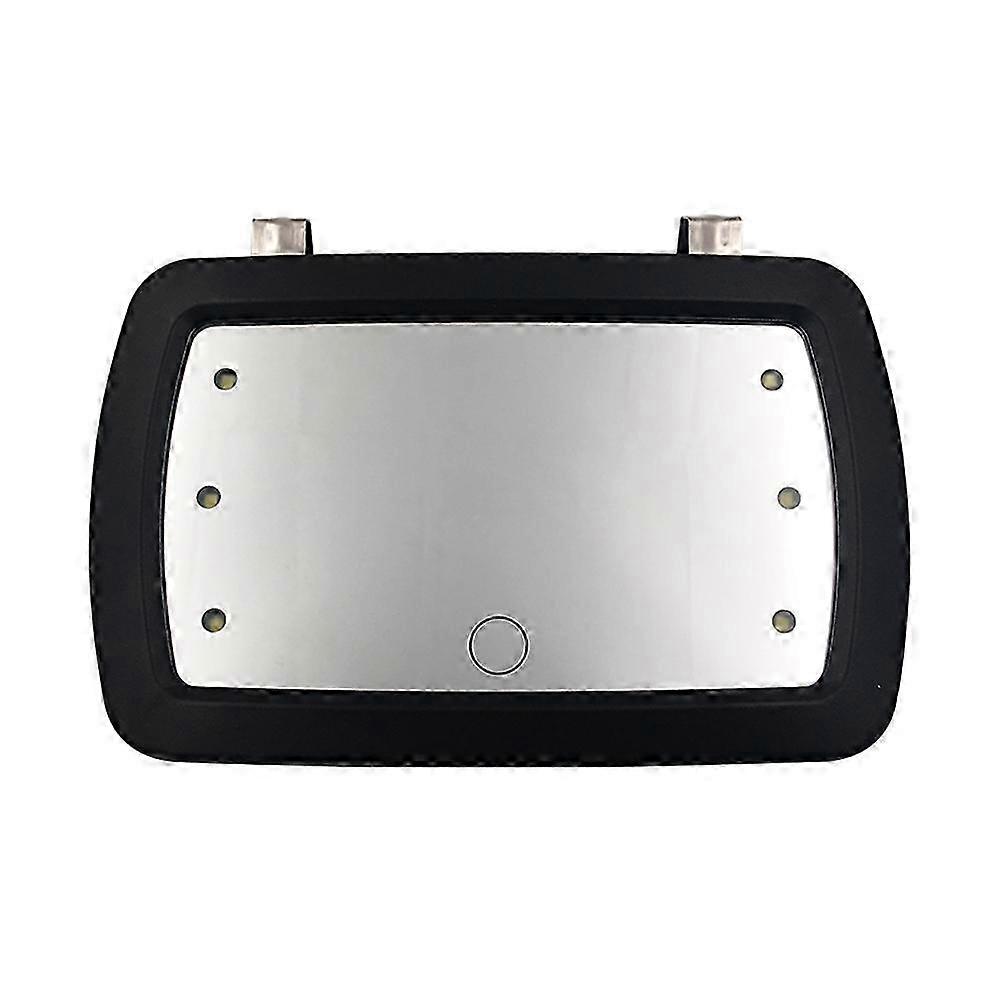 Universal Car LED Touch Switch Makeup Mirror Sunvisor HD Clear View 2025