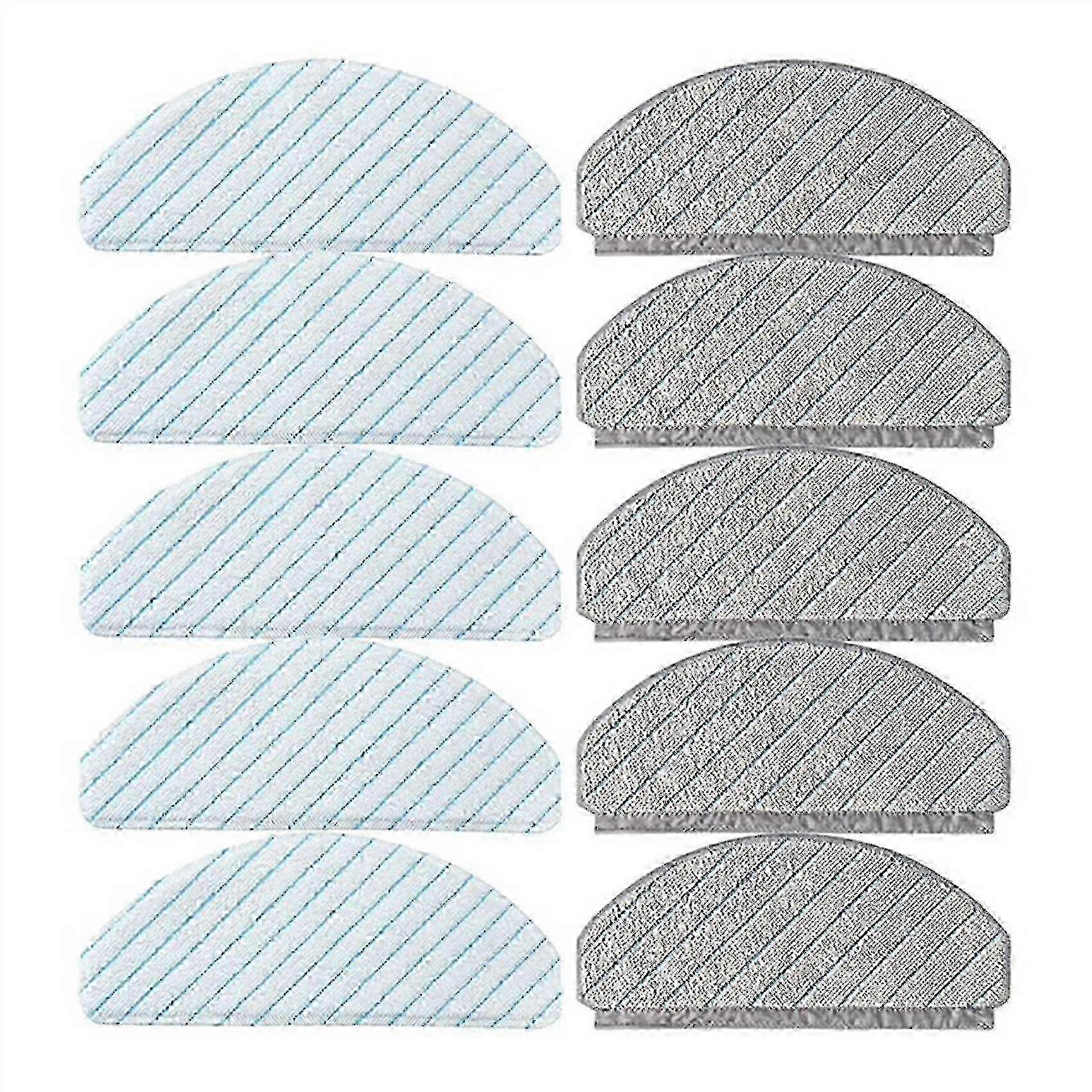 10-Piece Mop Cloth Kit Compatible with Deebot T10/T10 Vacuum Cleaner 2025