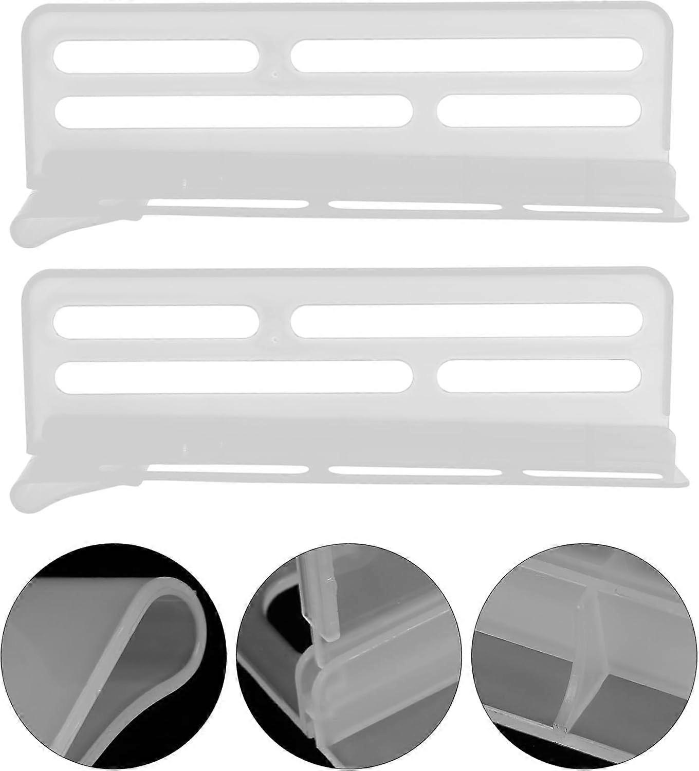 3pcs Adjustable Refrigerator Dividers Fridge Space Partition Boards For Food And Drink Organization Side Door Separator