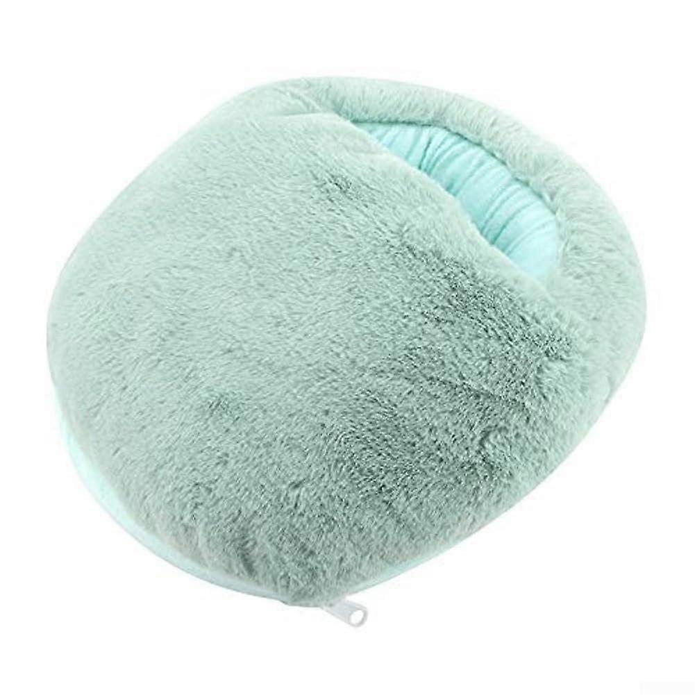 Heated Foot Pad USB Connection, Lightweight Portable Foot Warmer For Office And Travel, Light Blue